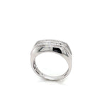 Men’s Sterling Silver Lab Diamond Ring 0.50ctw