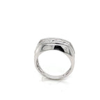 Men’s Sterling Silver Lab Diamond Ring 0.50ctw